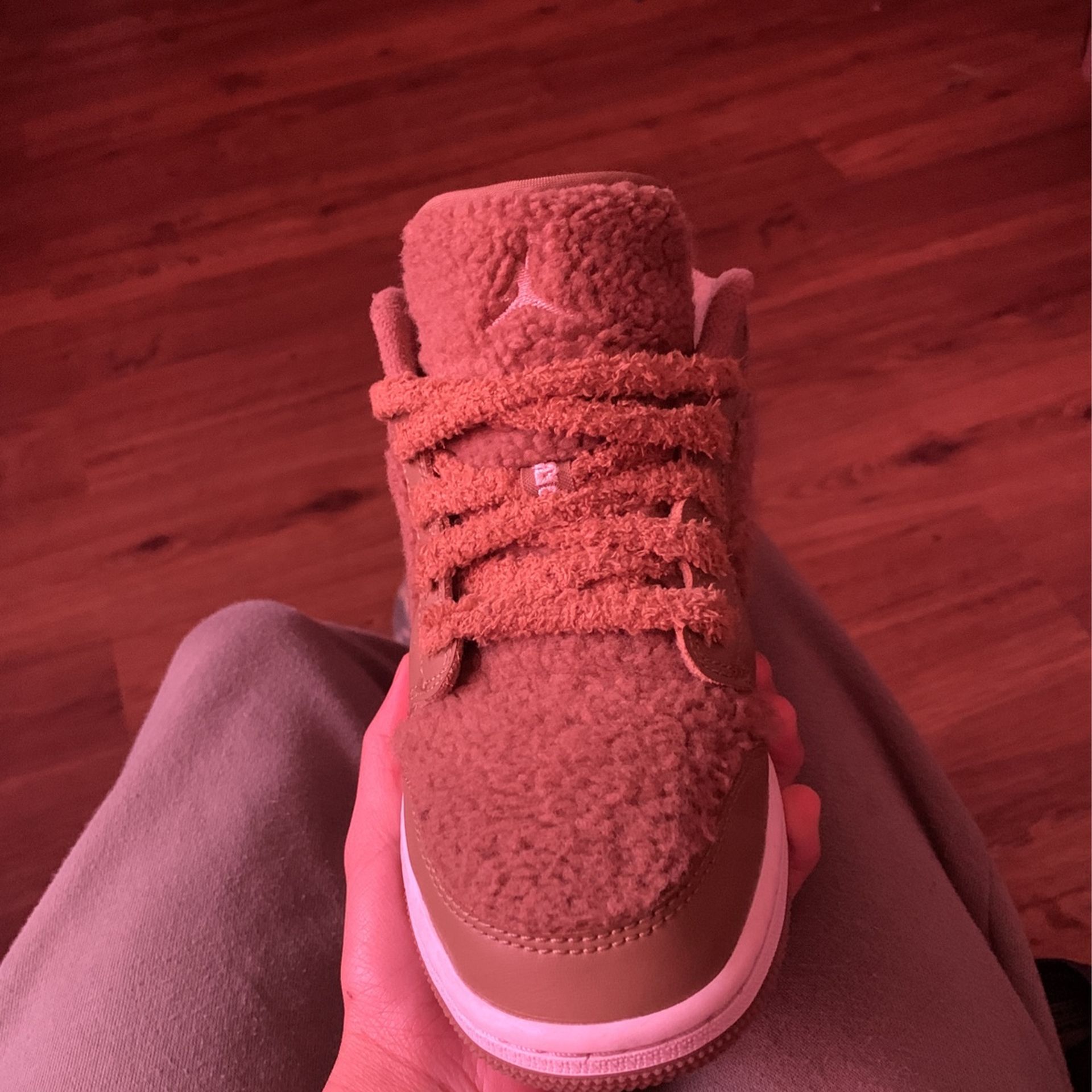 Air Jordan 1 Low Utility GS 'Teddy Bear'