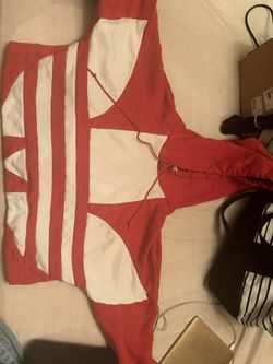 Adidas Cropped Hoodie Small