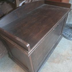 Wooden Shoe Storage Bench