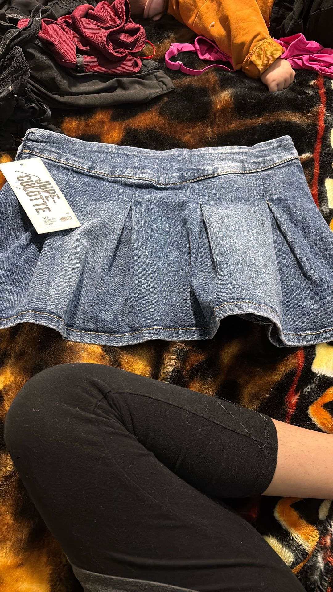 jean skirt