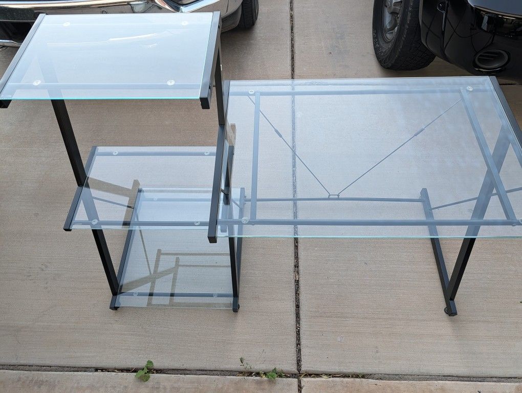 Glass Desk