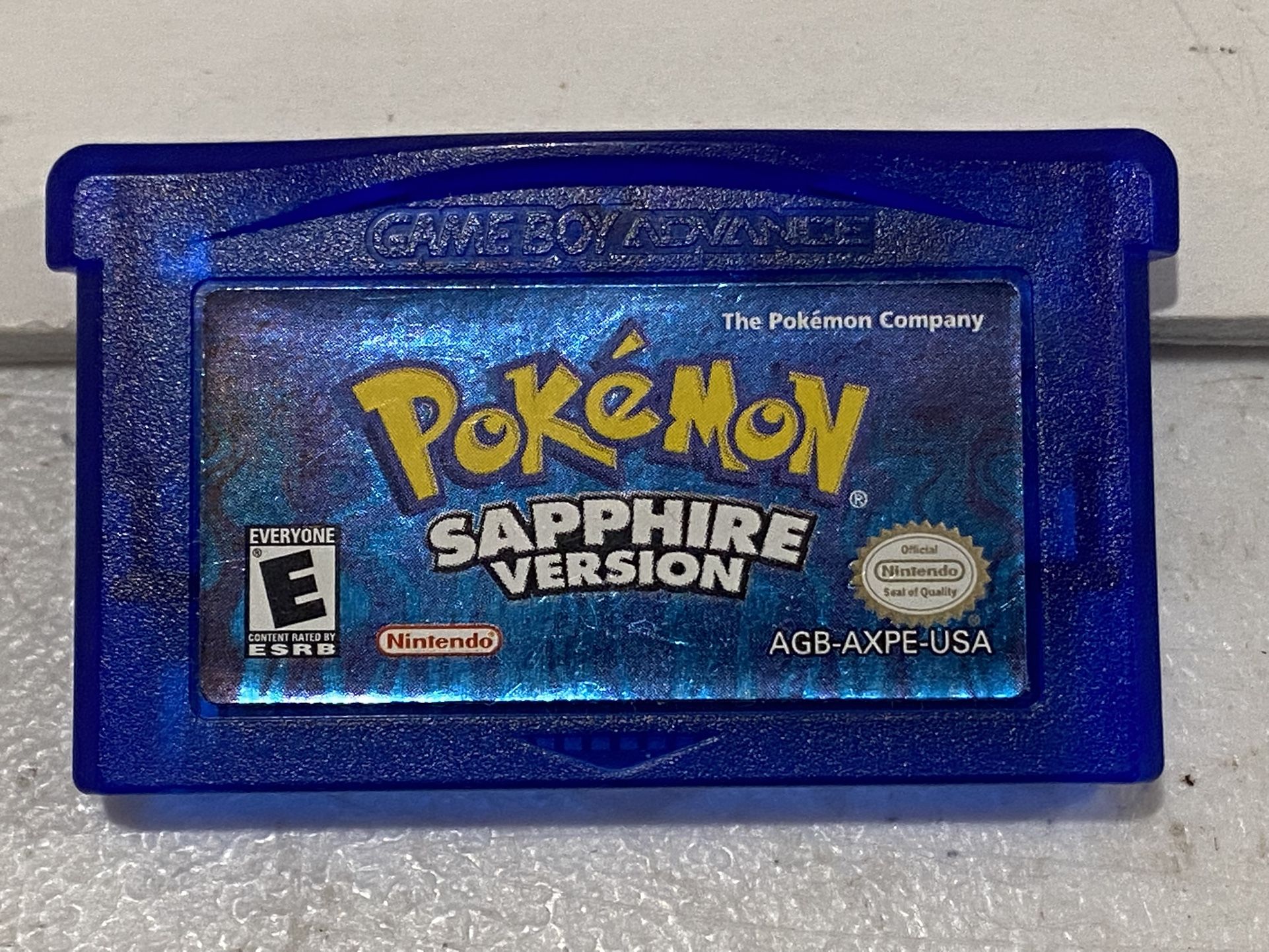 Authentic Pokémon Sapphire Version with New Save Battery