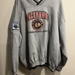 Lee × NHL × Vintage Sweatshirt Lee Chicago Blackhawks NHL vintage 90’s rare Sz 2x 