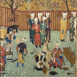 KALILA AND DIMNA Original 1950’s Vintage Fine Art Print Antique Persia Persian Collectible Italy Italian Printed Poster Ephemera