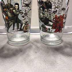 Star Wars Collectors Glass Ware