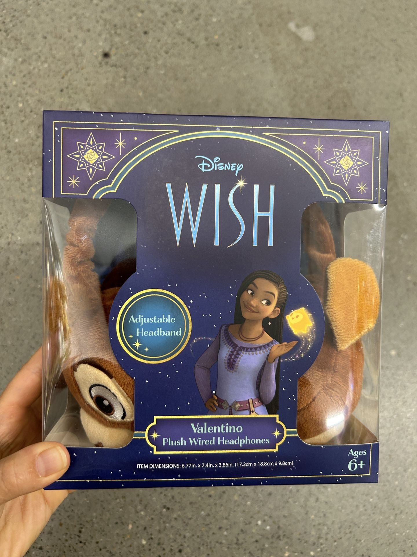 NWT Disney wish Valentino plush wireless headphones