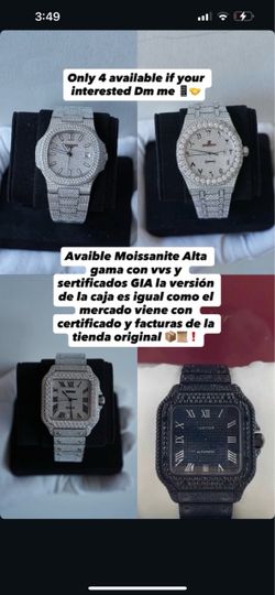 Moissanite watch