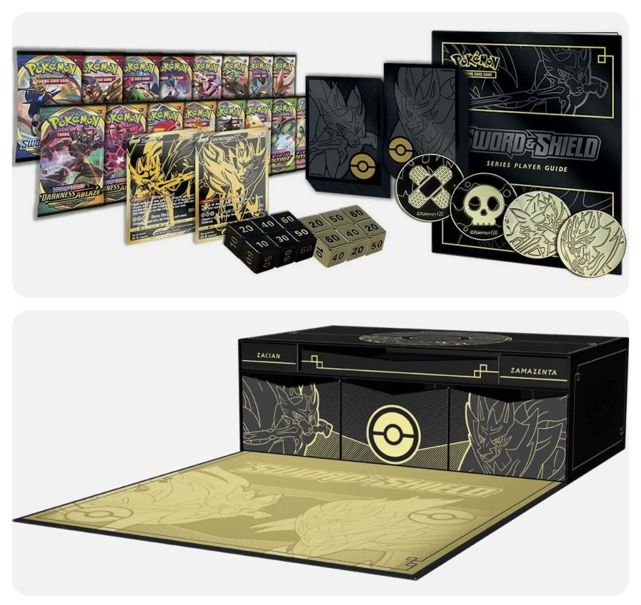 Pokemon Sword & Shield Ultra Premium Collection Box Set Zacian and Zamazenta