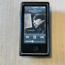 iPod Nano 7thGen Black 16GB Model:A1446 w/2847-Songs/Charg Tested Good Read Blw!  