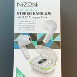 NIZONI TRUE WIRELESS EARBUDS..