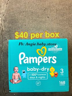 Pampers baby dry size 3