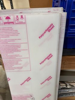 Polycarbonate sheet 14x48 clear