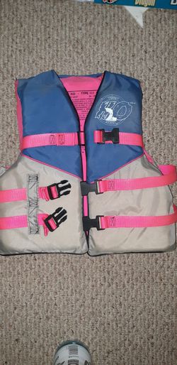Youth life vest jacket preserver ski vest