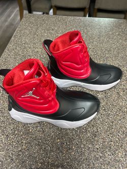Nike Jordan Drip 23 Bred Kids rain boots Size 13C