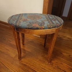 Vintage Antique Stool, Little Ottoman Chair 