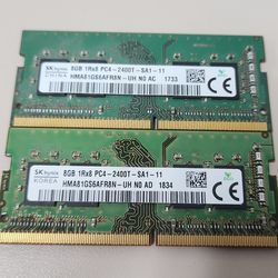 2x8gb DDR4 2400 SODIMM Laptop Ram