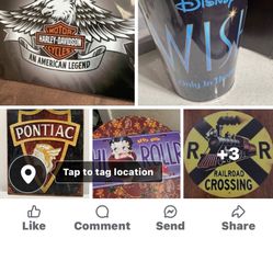 Metal Signs 5.00 Each