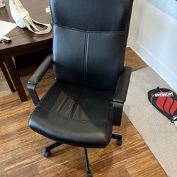 Black Office Chair Adjustable 