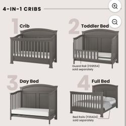 Crib + Full Bed