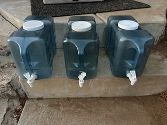 Set of 3, 3-Gallon Water Dispensers