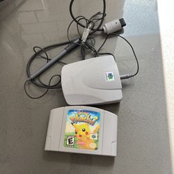 Hey you pikachu Nintendo 64 n64 and microphone