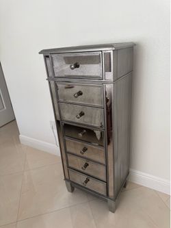 Glass lingerie chest/ dresser