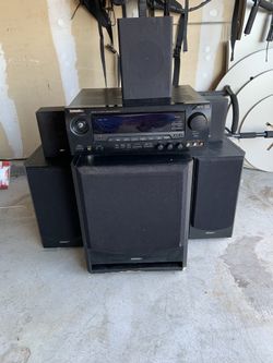 Home stereo with subwoofer