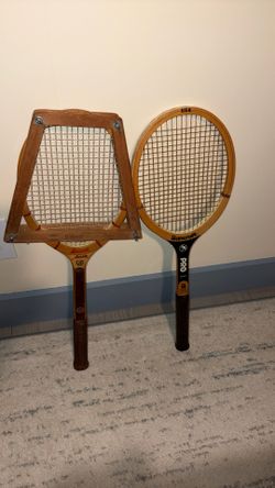 Moving sale music instruments vintage tennis racket