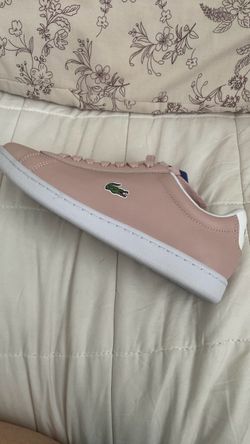 rusty pink Hydez Lacoste shoes
