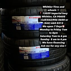 SET OF NEW TIRES, 265/50R20 ATLANDER , INCLUDING MOUNTING AND BALANCING. ASK ME FOR ANY SIZE OR BRAND,