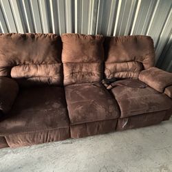 Chocolate Brown Couches 
