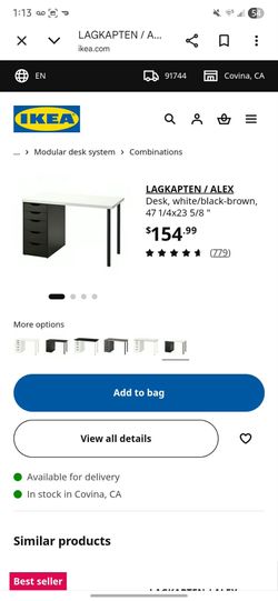 Ikea grey table (no drawers)