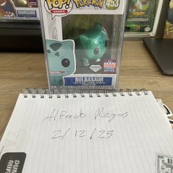 Bulbasaur Diamond Funko With Hardstack