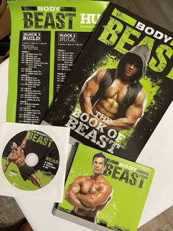 Body Beast Workout DVDs/Book/Plan (6 DVDs)