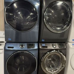 🔻 Nice set of front loading washers and dryers