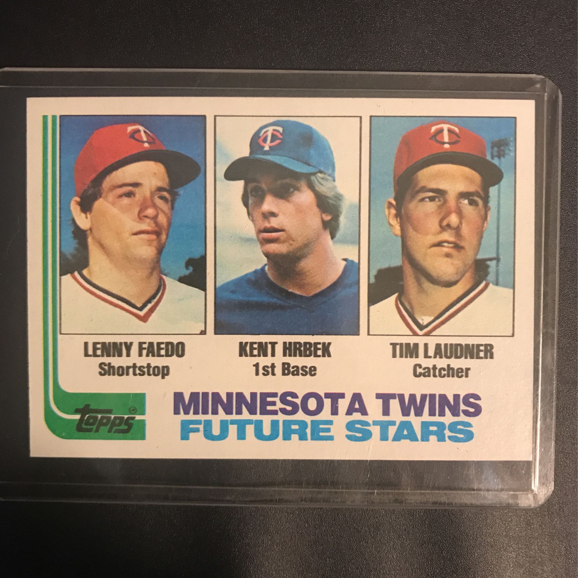 Topps 1982 Kent Hrbek Rookie Baseball Card Minnesota Twins Future Stars  #766 (MINT CONDITION GRADE READY for Sale in Hickory, NC - OfferUp