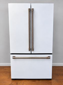 GE Café 23.1 Cu. Ft. Smart Counter-Depth Refrigerator – Matte White