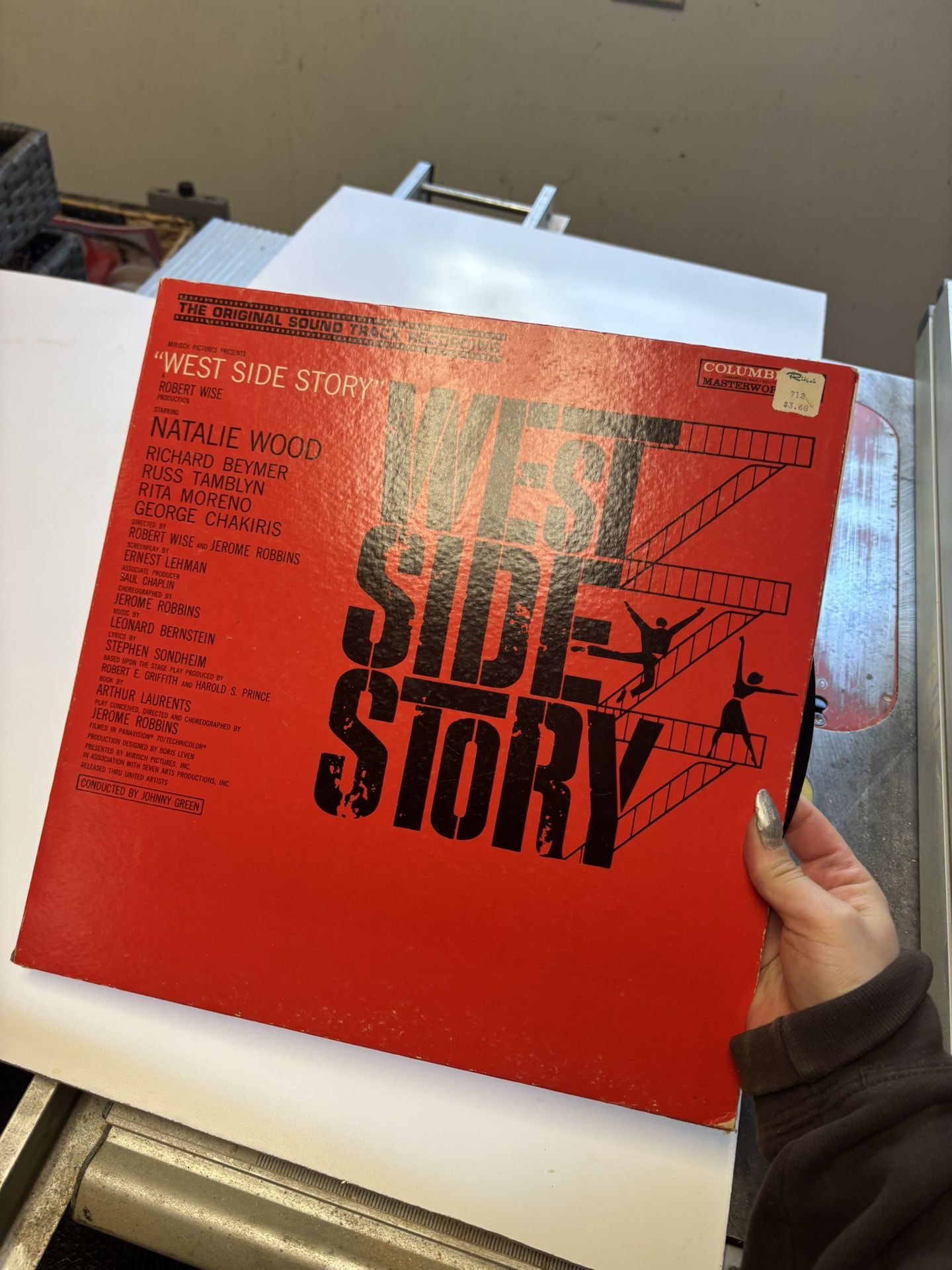 LOW PRICE MOVING- ORIGINAL WEST SIDE STORY RECORD