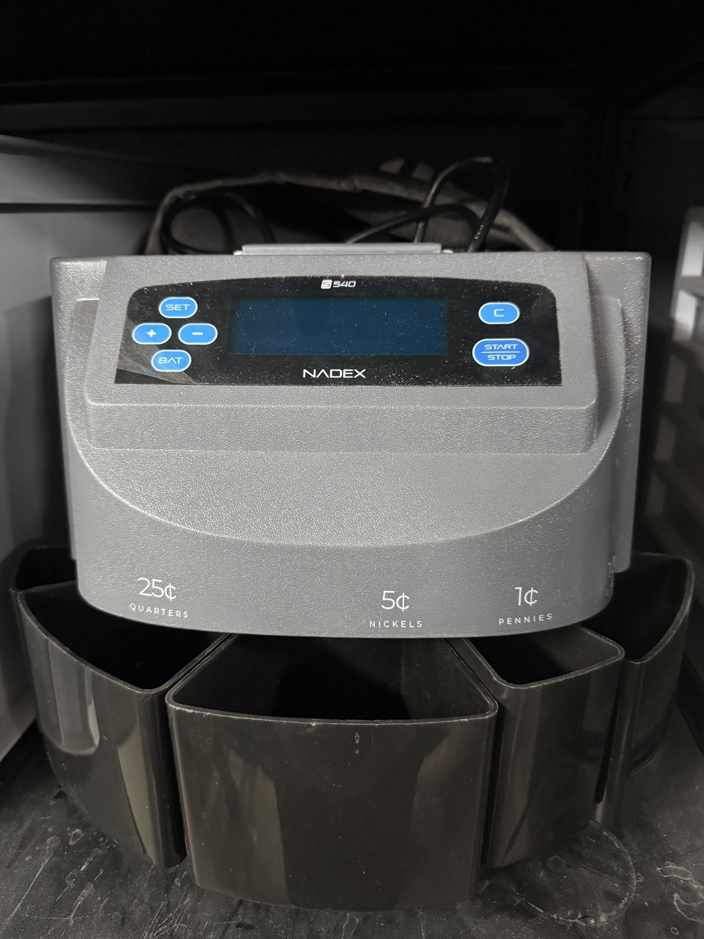 Nadex S-540 Coin Counter Sorter