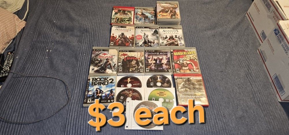 Playstation 3 Ps3 Games $3 Each 🤑