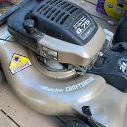 Lawn mower-6.75 hp-self Propelled ( Works) But Needs Help