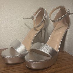 Silver heels