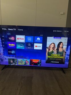 65 inch TCL Roku Smart TV