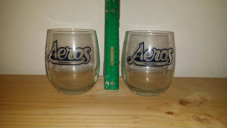Houston aeros bar glasses