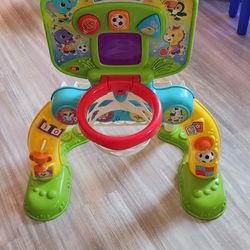 2 in 1 Basketball Hoop and Soccer Goal Set 