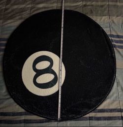 Custom Stussy 8 ball soft rug