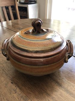 Vintage Clay Terrocotta Pots And Bowls  