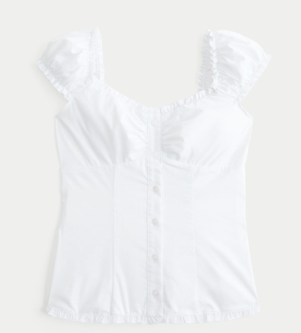 Poplin Hollister top