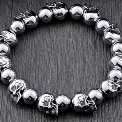 Stainless Steel 8" Bracelet Fits All. It Stretchs. Stewart&Nellis Pick Up 