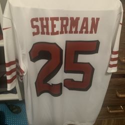 White Throw Color Rush Richard Sherman Jersey